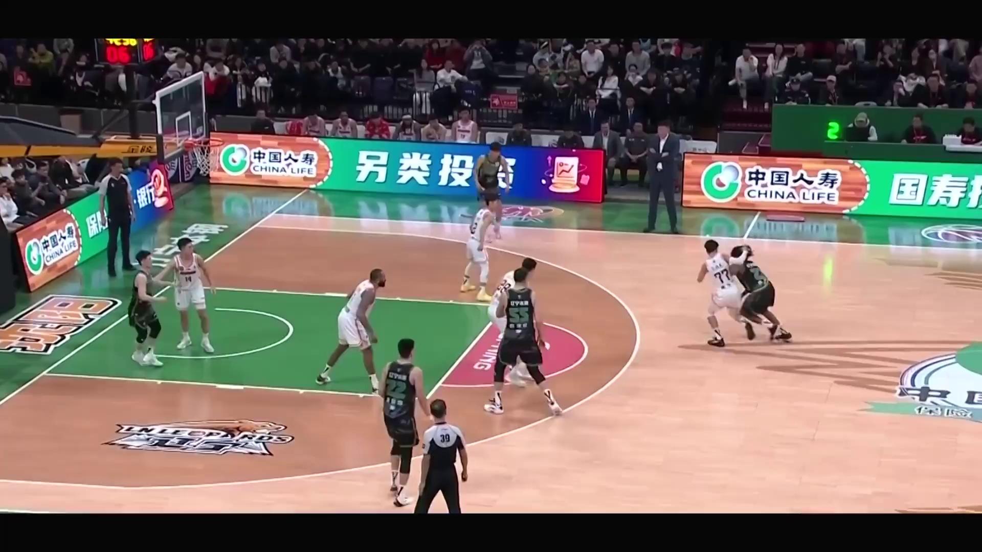 关于辽粤新年大战个人集锦：鄢手骐三分4中4助辽宁力克广东的信息